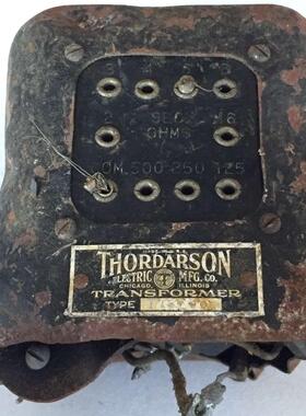 0103早期美国THORDARSON的双8K欧输出老牛一头；议价商品