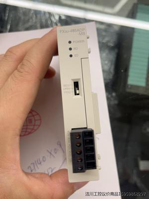 原装正品三菱：FX3U-485ADP-MB现货一个，成色新，议价商品