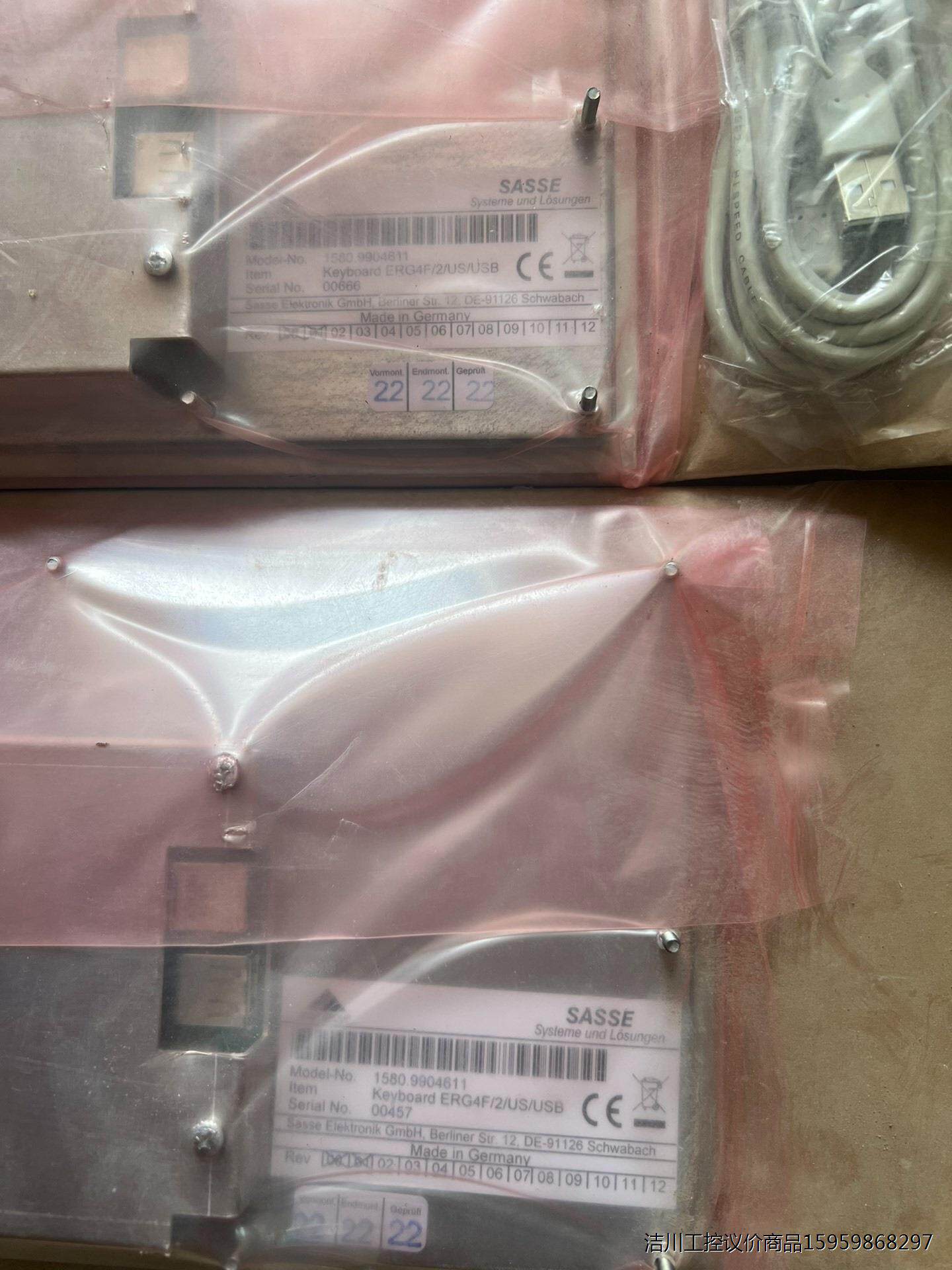 SASSE ERG4F/2/US/USB 工业键盘，全新未拆议价商品
