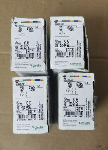 施耐德两档选择开关XB4BD21，1常开触点ZBE-101，议价商品