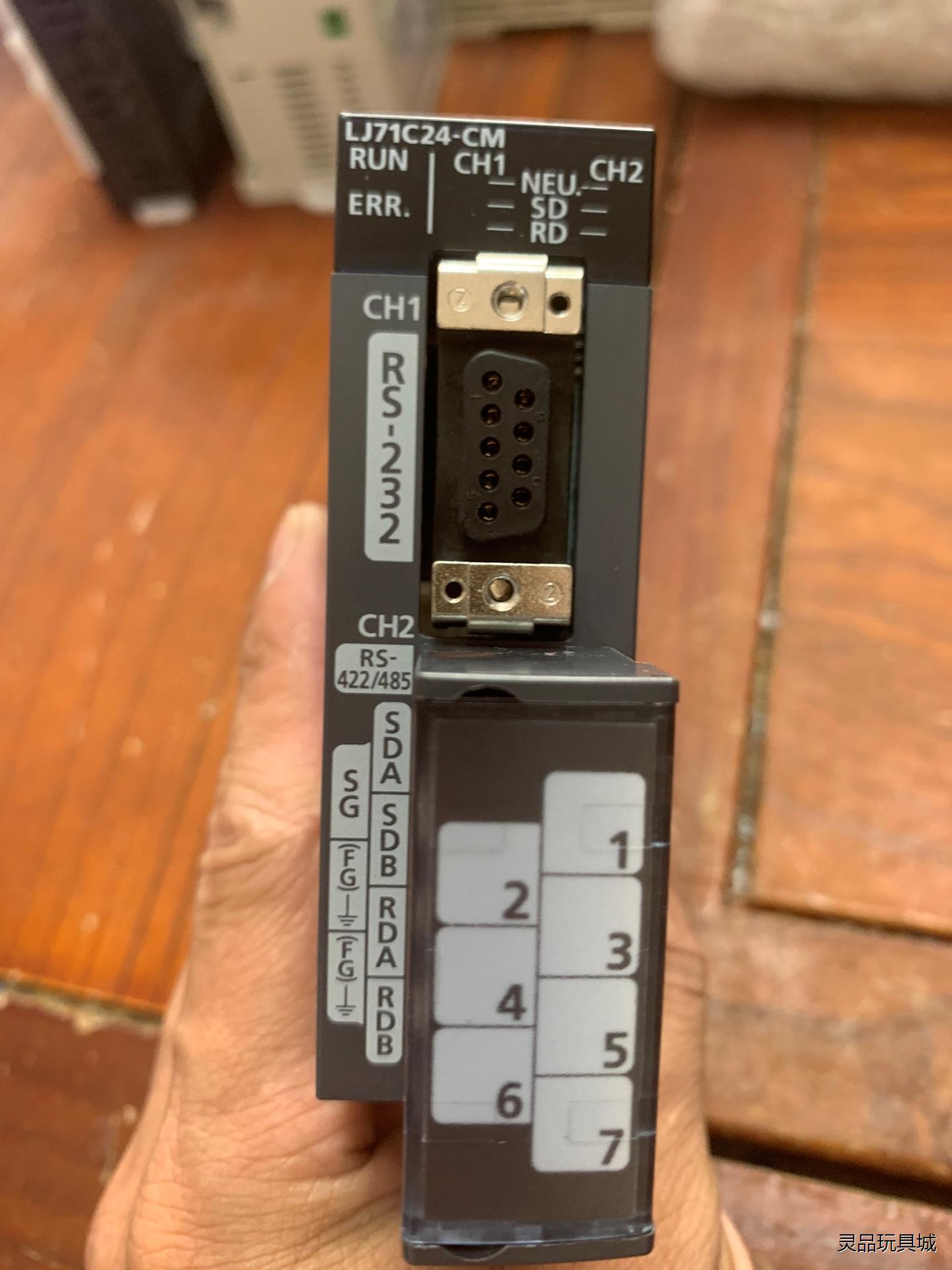 三菱PLC拓展模块、品牌型号 LJ71C24-CM、成色新、议价商品