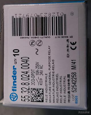 Finder继电器，55.32.8.024.0040，2级，议价商品