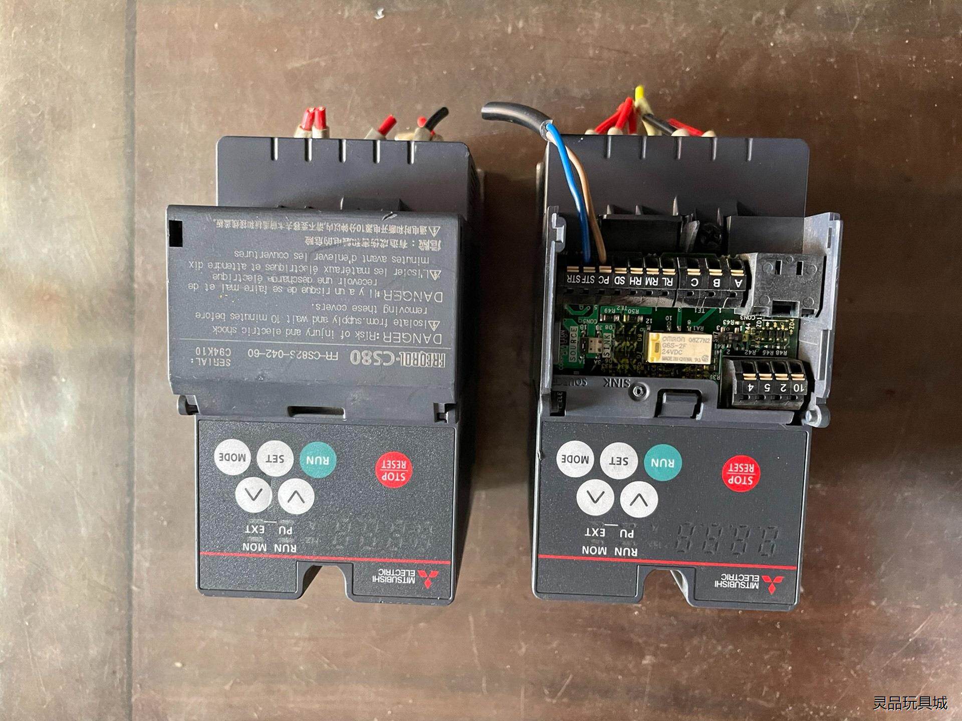 三菱变频器，FR-CS82S-042-60，少个盖子，二手拆议价商品