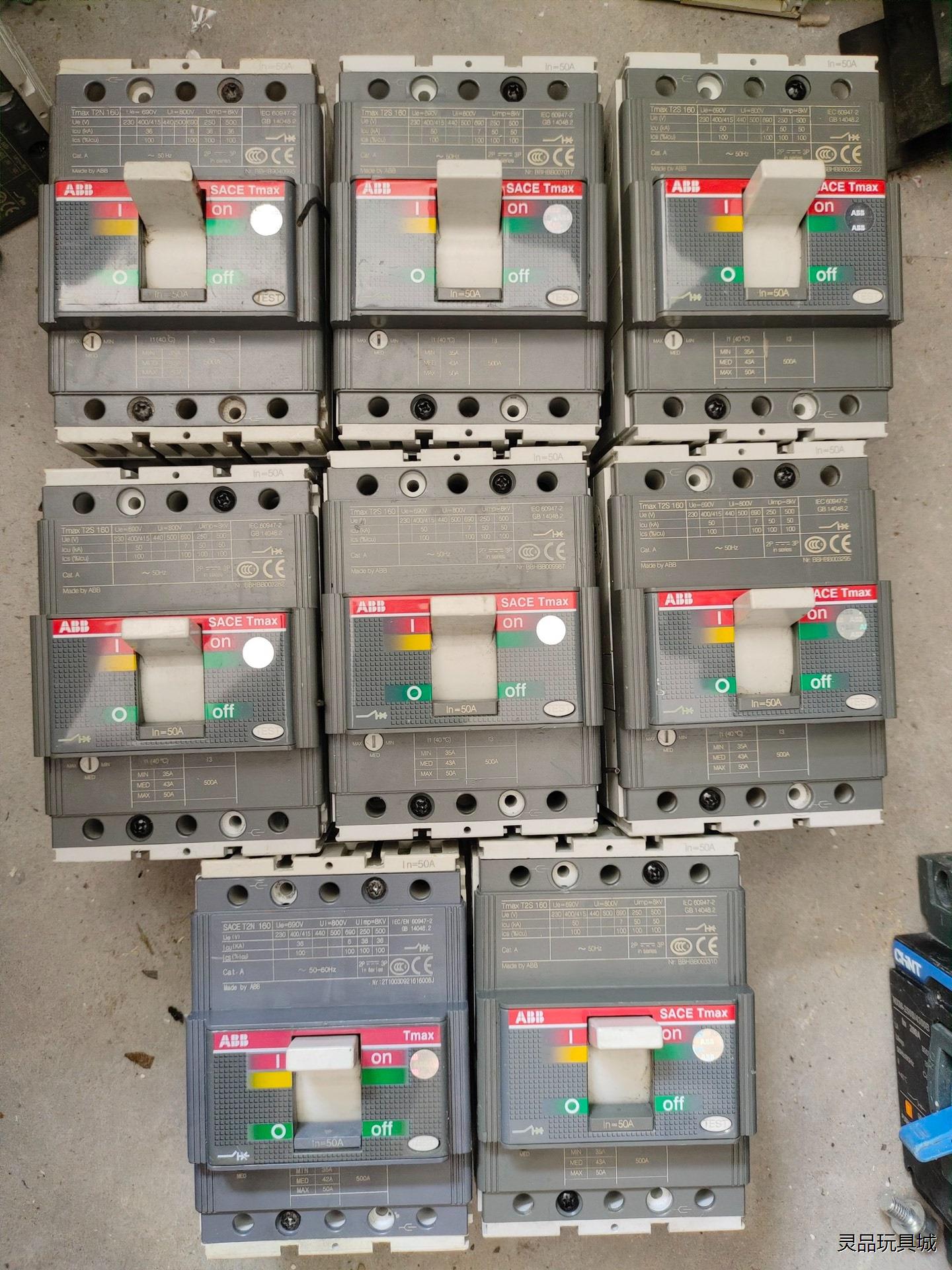 二手拆机ABB 3P塑壳断路器SACE T2S160议价商品