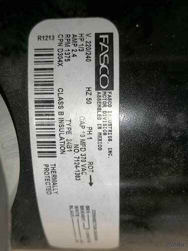美国FASCO气泵72R655-V114-D304X真空泵，议价商品