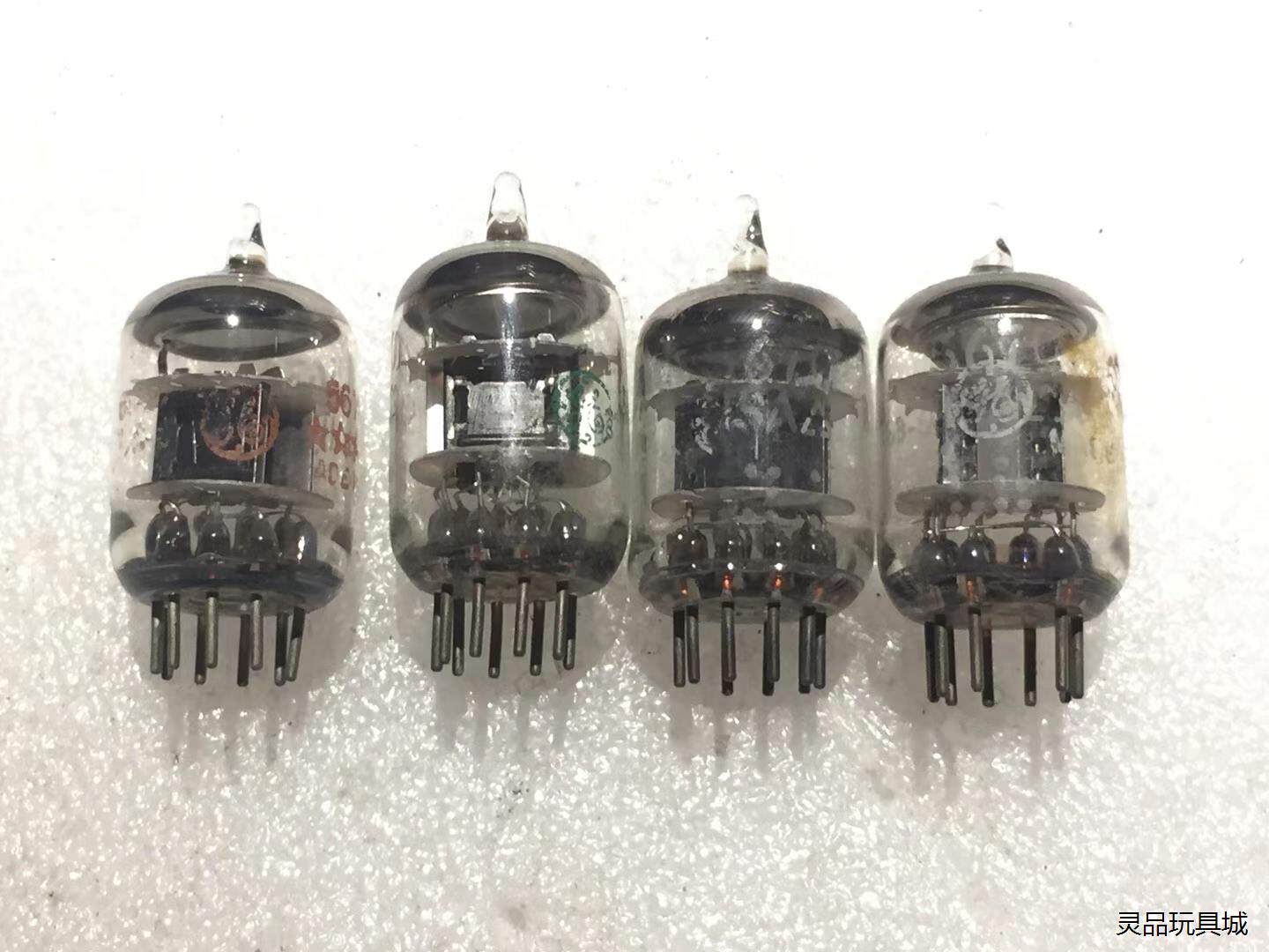 20604 ge黑屏大圆胼环的5670电子管4支;成色不错,议价商品