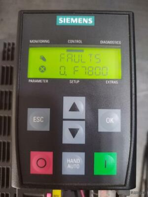西门子G120变频器 11KW 上电报F7800. 实物拍摄议价商品