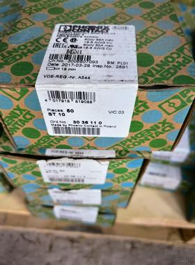 菲尼克斯接线端子： ST 10，订货号 3036110，18议价商品