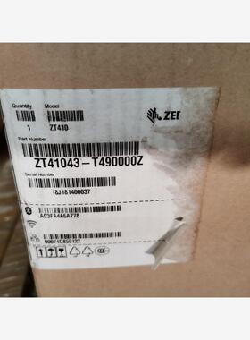 ZEBRA  ZT41043-T490000Z全新原装正品现议价商品