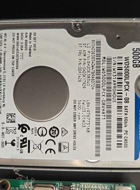 WD/西部数据 WD5000LPCX，一体机拆机硬盘，实物拍议价商品