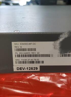 EX4300-48T-DC 全新裸机配件都在  单电源 看上议价商品