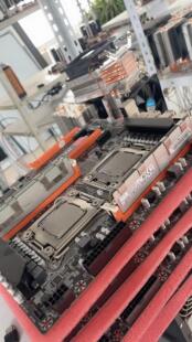 个 195 5个以洁川议价 需要联系 出200片科脑x79双路主板