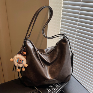 DADA原创女包2025春秋新款 ins潮流高级感托特包大容量单肩包 韩版