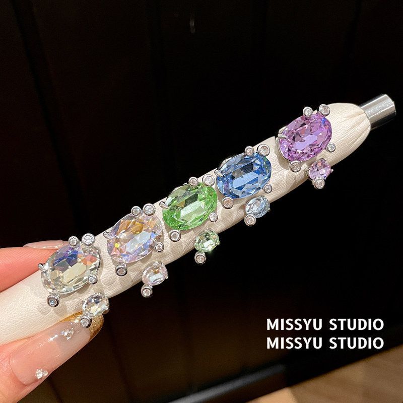 百搭!锆石钻戒指彩色手饰高级