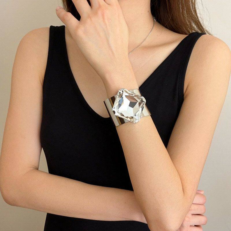 金属手环个性女设计手镯欧美大小