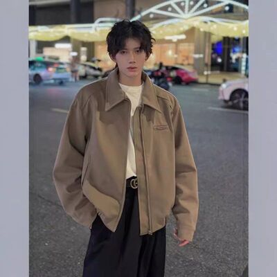 青少年c2024leanfit卡其色短款