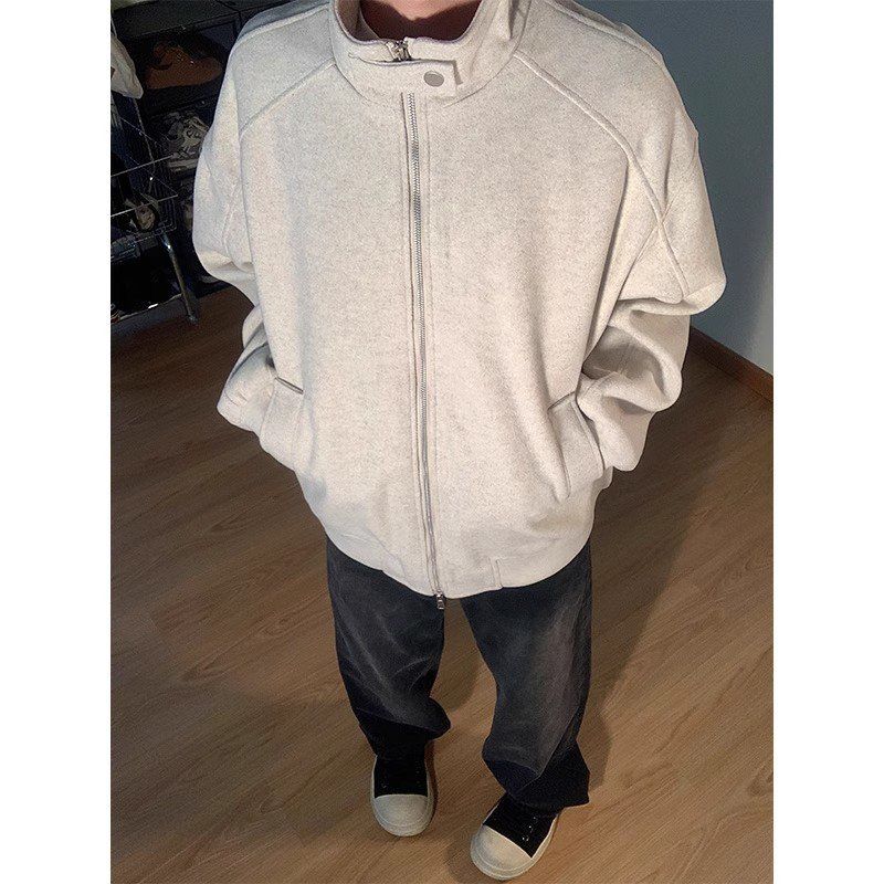 夹克休闲美式宽松百搭街头潮牌