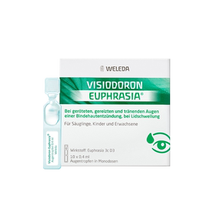 Weleda维蕾德白锦葵滴眼液玻璃酸钠儿童成人眼药水缓解眼干涩疲劳