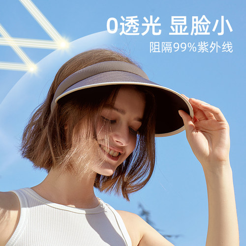 uvno防晒帽2024新款女款防紫外线