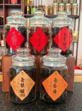乡里阿蓉【潮汕五宝】老梨脯老菜脯老香黄老药桔黄皮豉潮汕特产