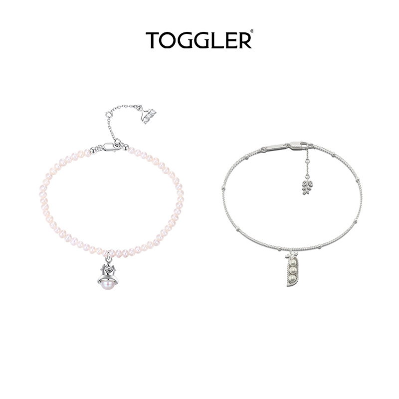 TOGGLER 迷你连衣裙烧白豌豆荚手链