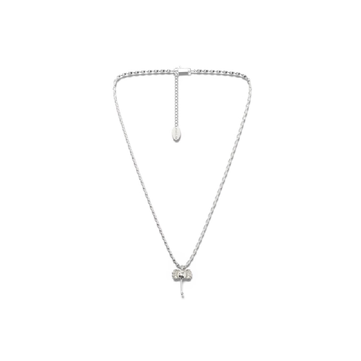 TOGGLER银镀金女项链奶油蝴蝶结