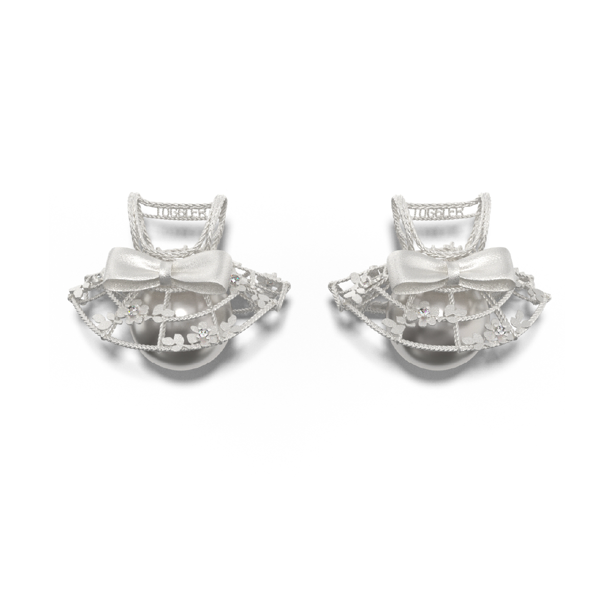 TOGGLER迷你镂空裙子少女耳钉