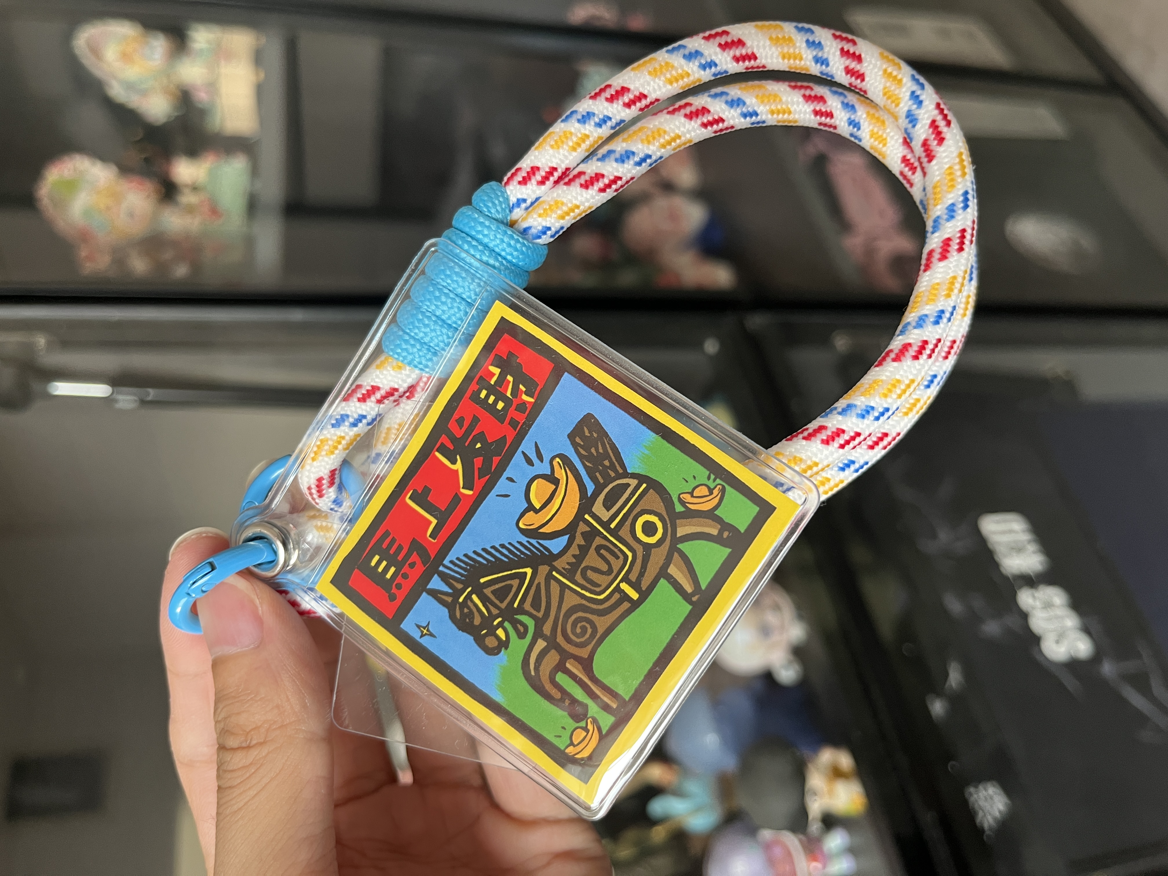 云南大理手工非遗版画甲马钥匙扣新款个性创意复古文创旅游纪念品