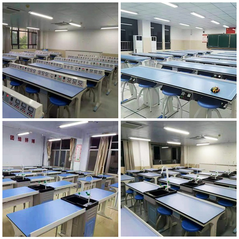 学生新型铝塑实验桌物理化学生物科学探究桌陶瓷台面教师演示台