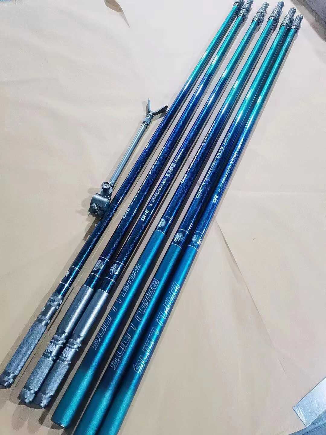 蓝色妖姬高碳超硬变色龙涂装抄网支架套装威海厂家直发湖库黑坑
