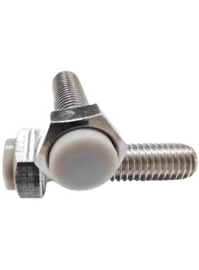 304 硅橡胶(浅灰色) SSTS3/4/5 止动螺栓缓冲动螺丝防滑螺栓TDB86