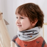 Хлопковый детский шарф для девочек, демисезонный мужской зимний ветрозащитный удерживающий тепло шарф-платок