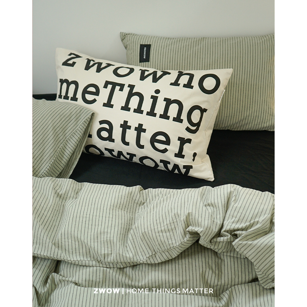 条纹四件套全棉撞色北欧