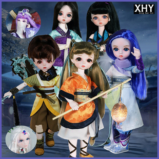 秦时明月天明娃娃高月晓梦人偶石兰白凤玩偶雪女少司命摆件张良真