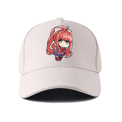 dokidoki心跳文学部莫妮卡纱世里夏树卡通周边棒球帽户外鸭舌帽子