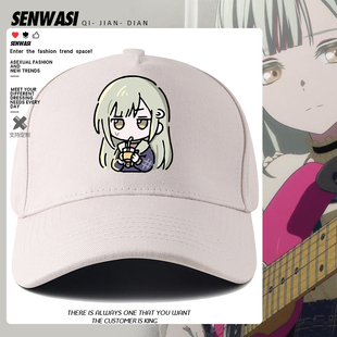 BangDream！Ave Mujica若叶睦卡通印花棒球帽男女二次元鸭舌帽子