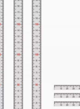 MEPLH150刻度尺MEPLSH60/MEPL600/MEPLS/MEPRH/MEPRSH100 200 300