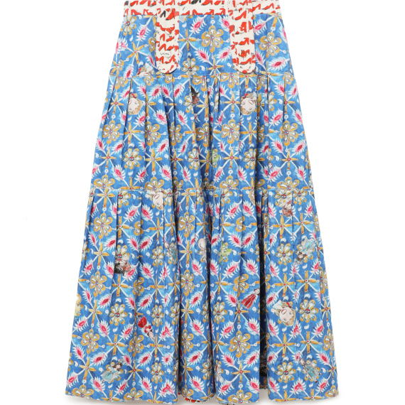 津森千裏 Tsumori Chisato Printed maxi skirt半身裙