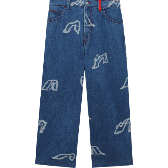 Tsumori Chisato EMBROIDERED JEANS