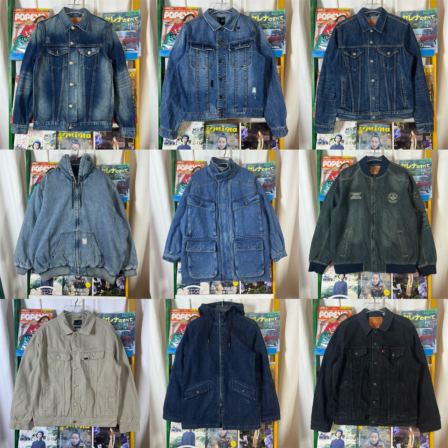 vintage古着牛仔外套工装