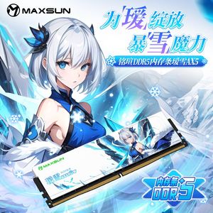 铭瑄DDR5 6400 6000 16G内存条32G海力士A-die暗耀D5机甲暴风瑷雪