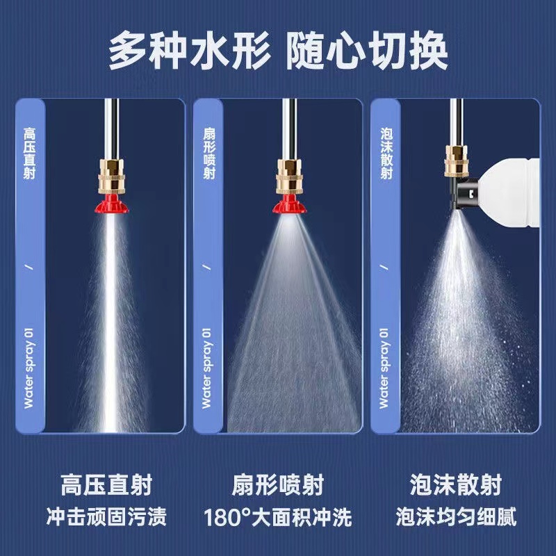 无线大功率高压洗车机强力水枪家用充电式可携式喷药机锂电洗车神