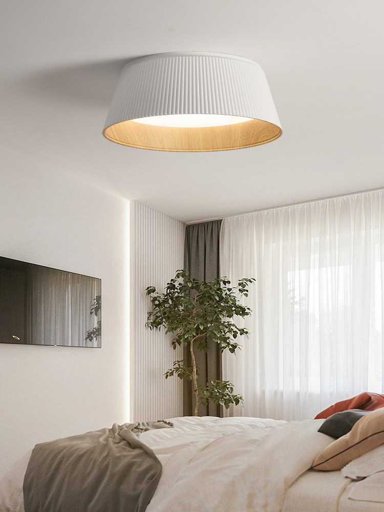 高档卧室吸顶灯主卧室吊灯房间书房简约现代瓦比萨比风格中世纪风