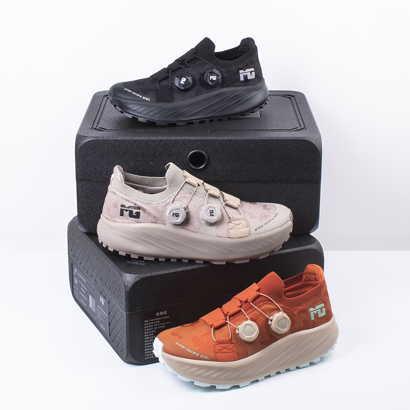 正品出瑞典mg双旋转扣欧洲宽楦宽头防泼水户外运动越野跑鞋男女