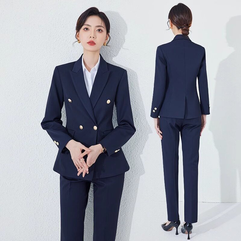 职业西装套装女秋冬大学生正装高级感新款气质经理工作服女士西服