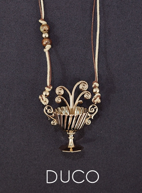 Fidora大圣杯长款串珠项链