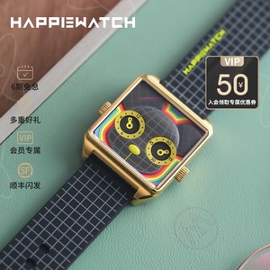 HappieWatchXQee时尚潮玩联名款时空陷阱小怪兽腕表进口机芯手表