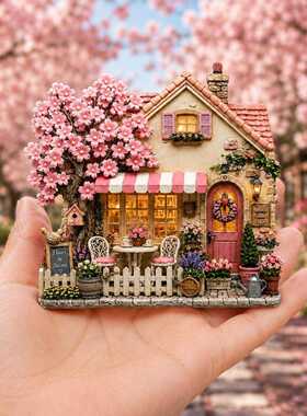 微缩小花屋树脂浮雕磁吸冰箱贴文创伴手礼小礼品纪念品