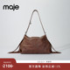 Outlets经典 款 女包法式 Maje 时尚 复古棕色流苏手提包单肩包斜挎包