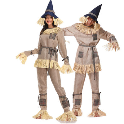 雷蓓拉万圣节新款稻草人舞台表演成人绿野仙踪舞台剧角色扮演服装